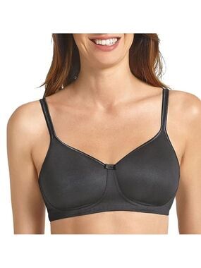 ANITA Tonya Padded Wire Free minimalist bra black 32 D